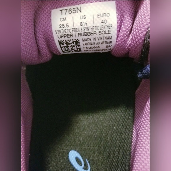 Asics Gel Contend 4 Womens Running Shoes/Sneakers Purple/Blue/Grey Size 8.5 - Picture 9 of 10